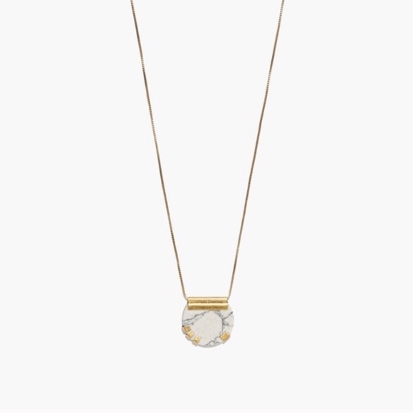 Madewell Jewelry - Madewell Marble Pendant Necklace